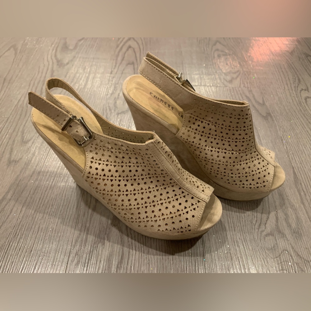 Chinese Laundry 4” Wedge Heels